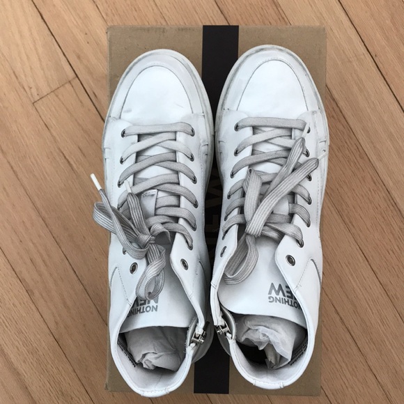 Nothing New Women’s Hollywood distressed hightop sneaker - Picture 5 of 6